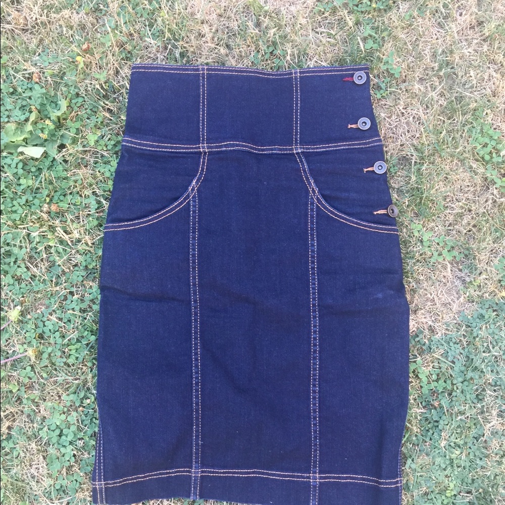 Ted Baker Vintage Jean pencil skirt high wasted 2